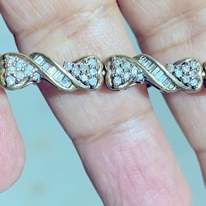 10k diamonds tennis bracelet